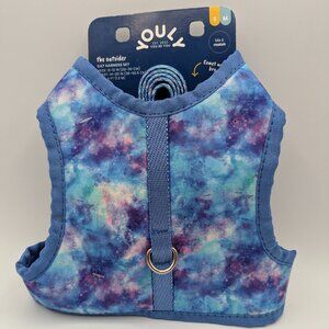 Youly The Outsider Cat Harness Set, NEW, Small/Medium, Purple Tie-Dye